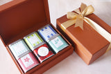 Leather Tea Chest – 6 Premium Tea Blends in Gift Box