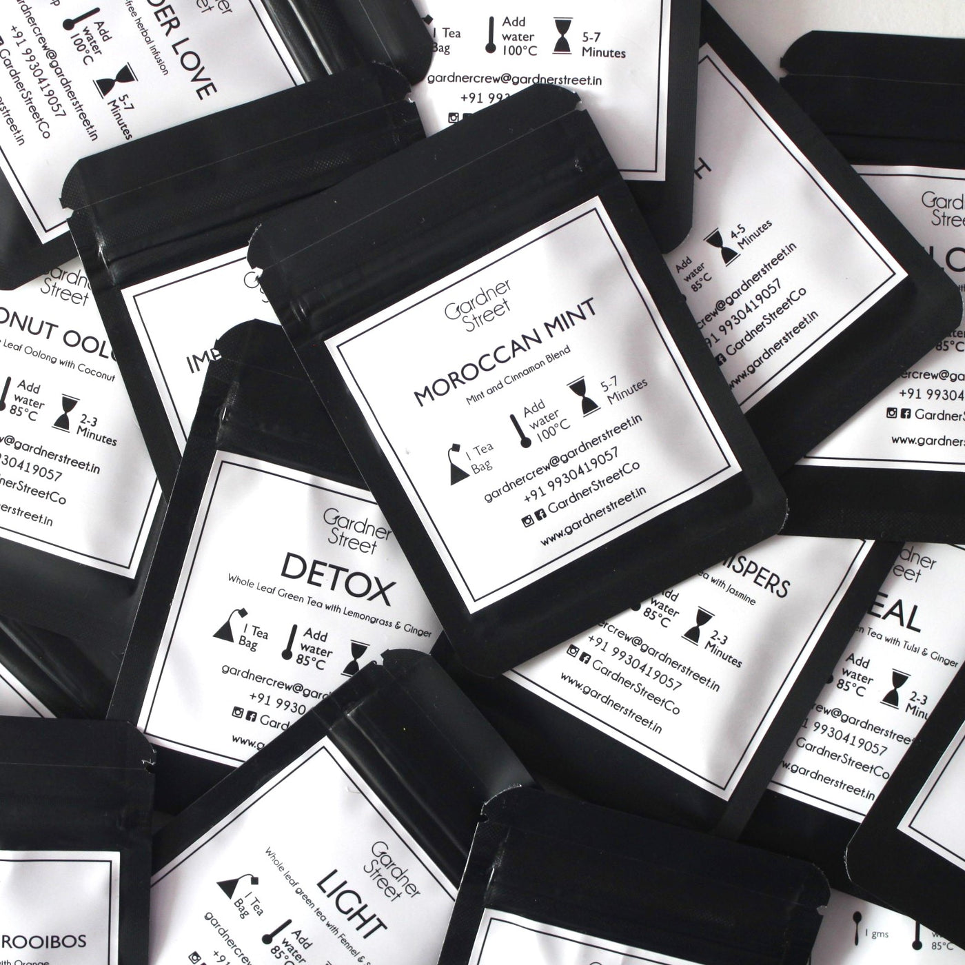 The Try It All Set – 16 Loose Leaf Tea Blends with Free Infuser